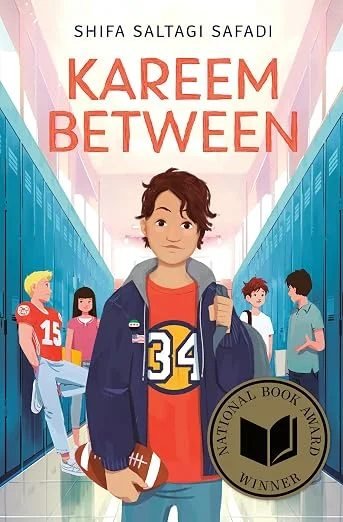 Cover of Kareem Between novel-in-verse by Shifa Saltagi Safadi