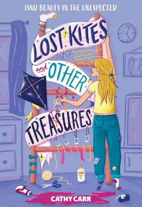 Cover of Lost Kites and Other Treasures novel by Cathy Carr 