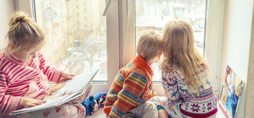Reading together and sharing stories help families to build strong bonds.